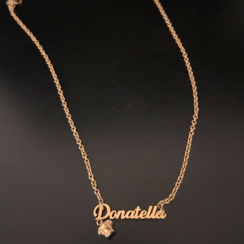 Gold Versace Necklace Runway Collection